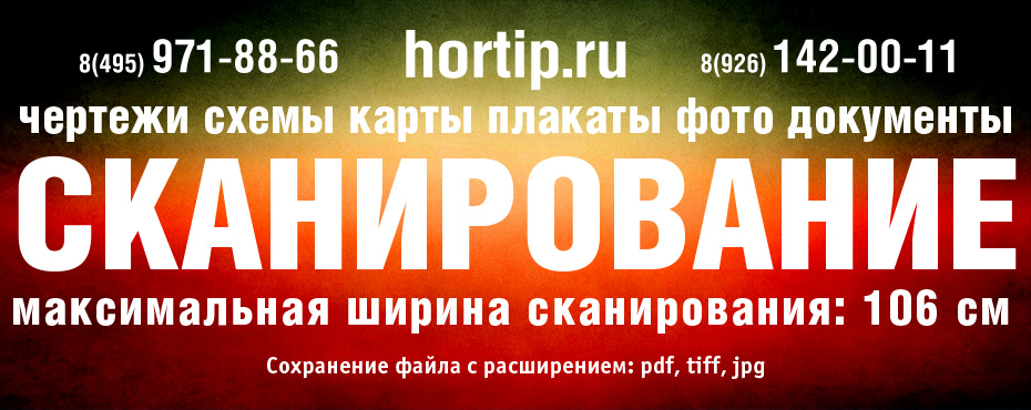 Сканирование в Люберцах, широкоформатное | Hortip.ru